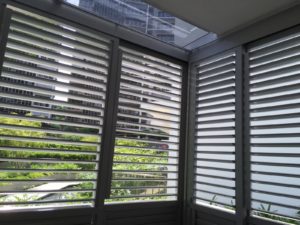 louver window for condominium