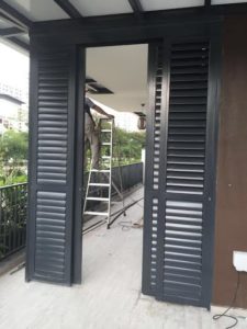 Powder Coated Aluminium Louver Window